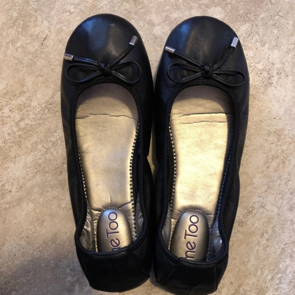 Me Too Black Ballerina Flats
